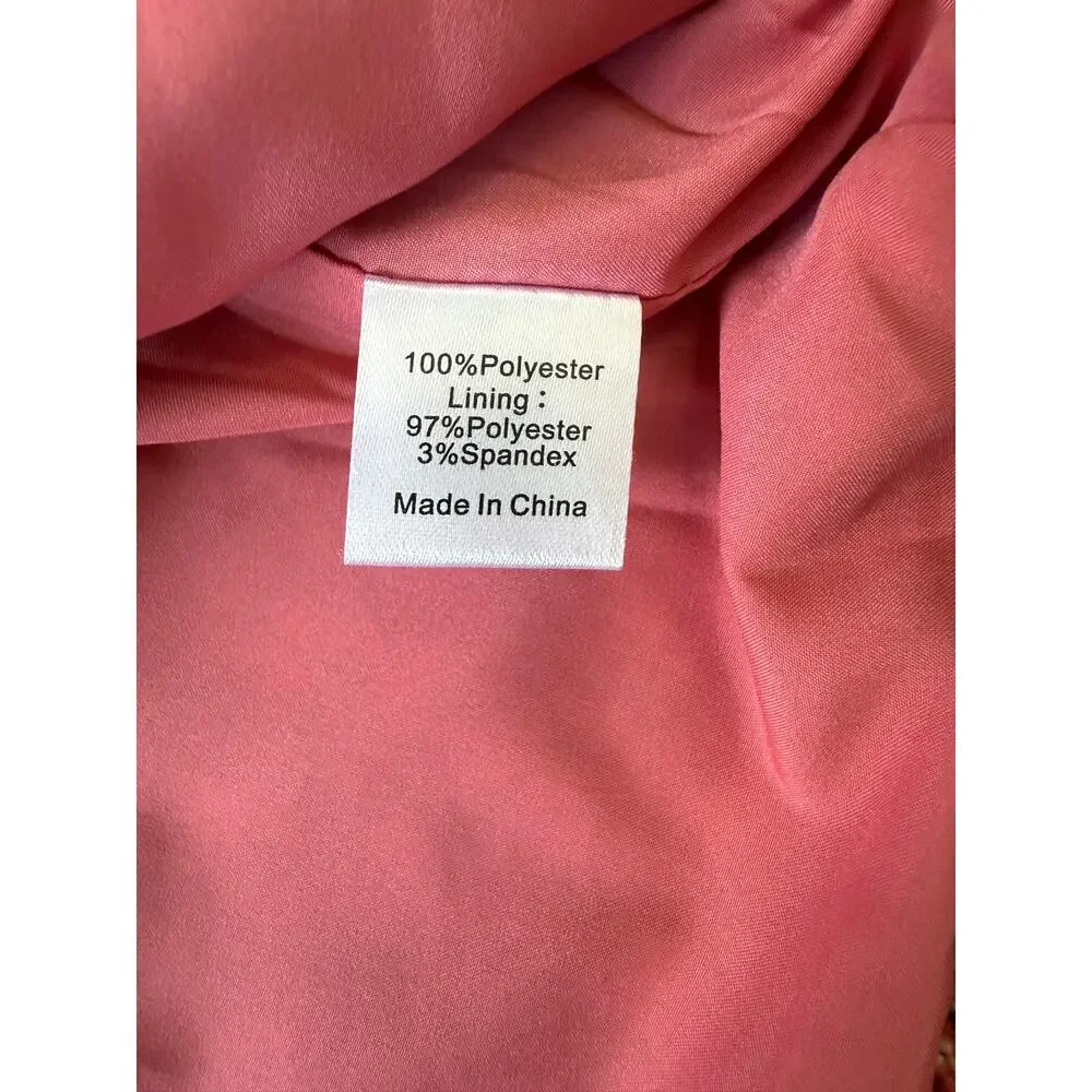 Tuckernuck NWT Magnolia Tweed Jackie Shift Dress Pink Sz XXL Career Professional